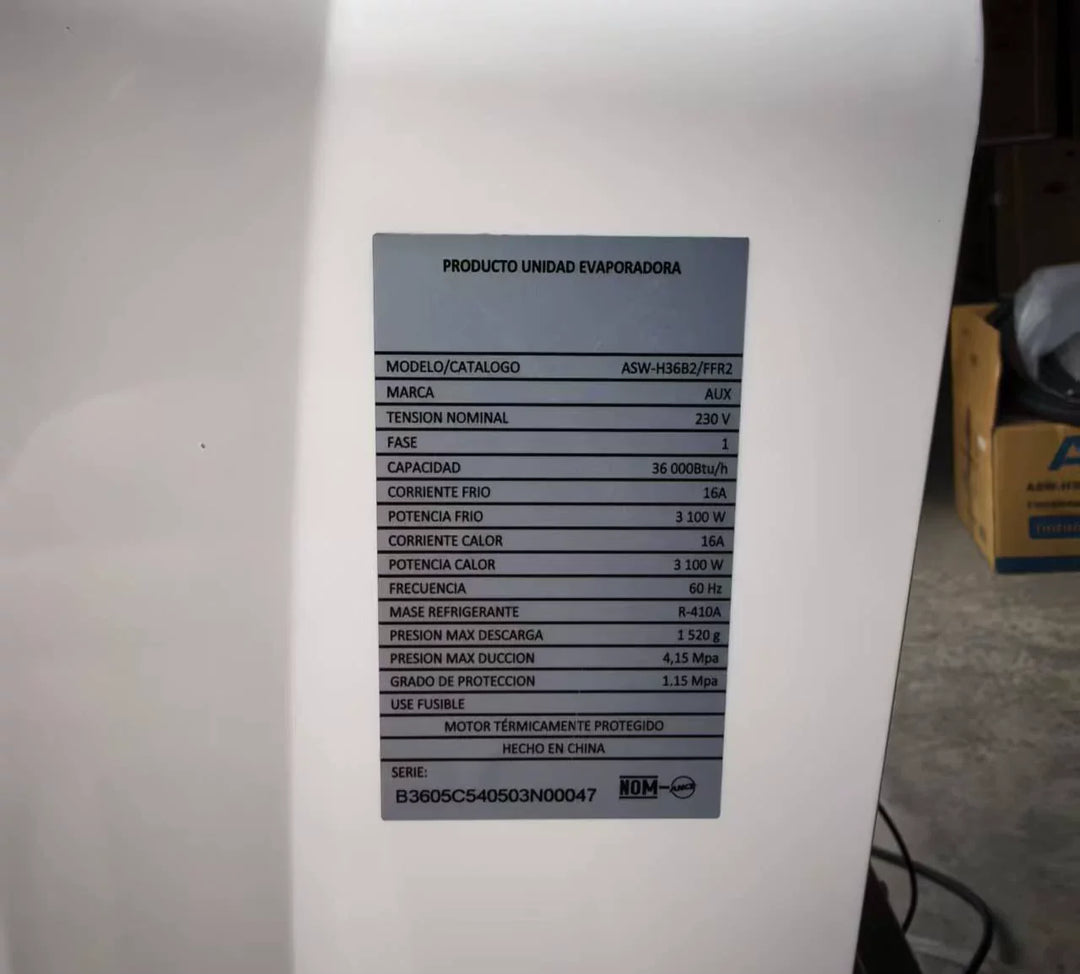 Unisex en størrelse ductless Mini-Split-varmepumpen veggmonterte enhet med DC-inverter og ultra-stille drift Luvikno