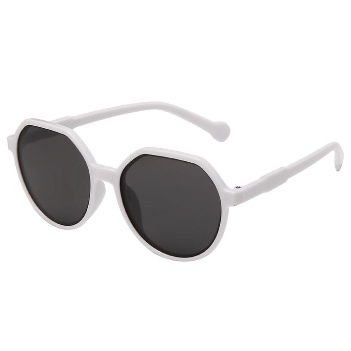 Dame moter solbrille med markant åttekant-design Luvikno