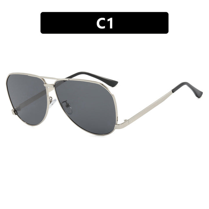 Dame elegante Aviator solbriller Luvikno