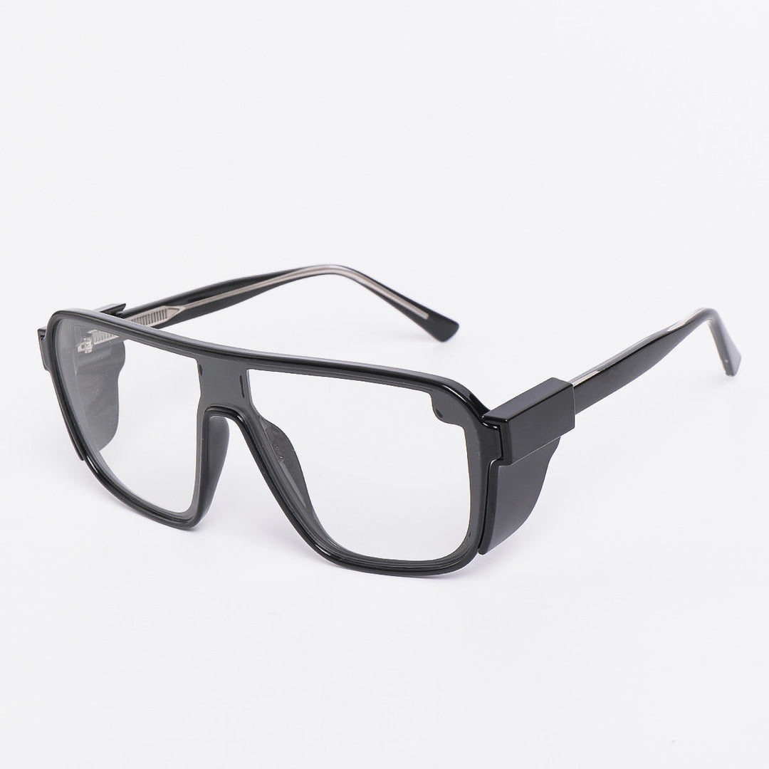 Dame sporty solbriller i futuristisk design med fargede linser Luvikno