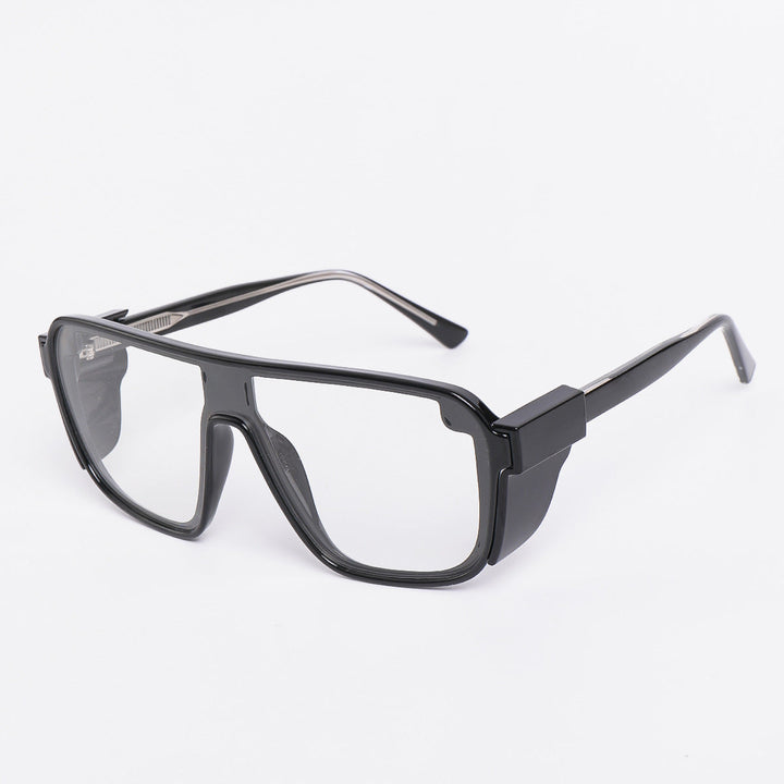 Dame sporty solbriller i futuristisk design med fargede linser Luvikno