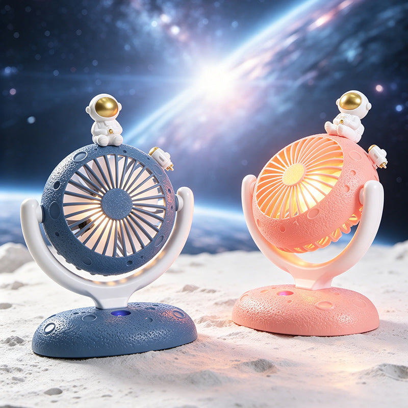 Dame bordvifte med kreativ astronautfigur Luvikno