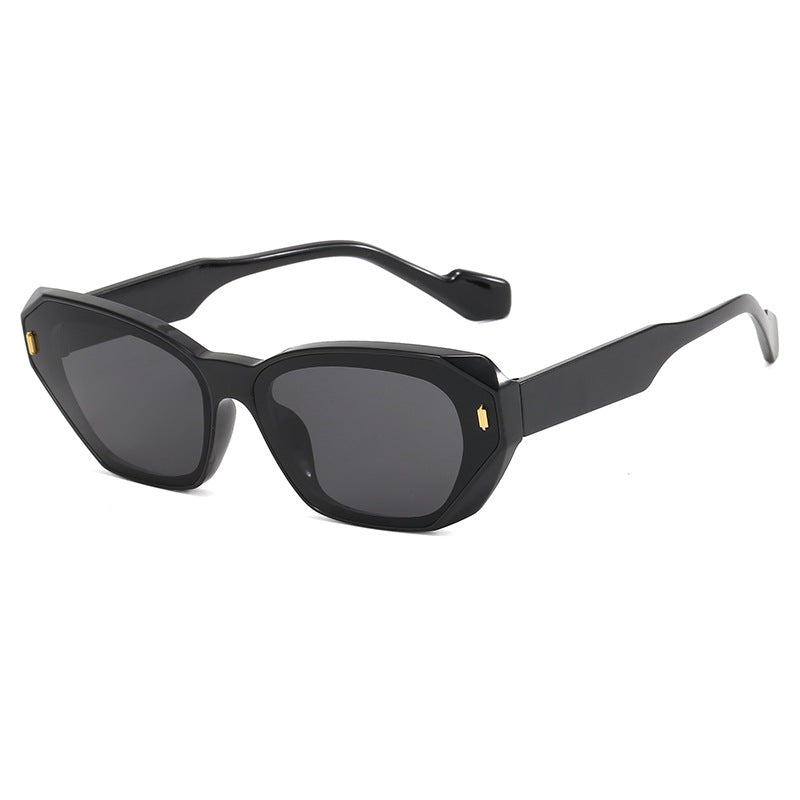 Dame futuristisk diamant-solbrille Luvikno