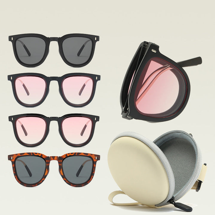 Dame mote solbrille med innovativt skilpaddemønster Luvikno