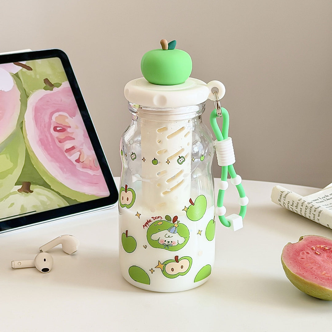 Dame Frukt-Infuser-Flaske med praktisk utløpsstopp Luvikno