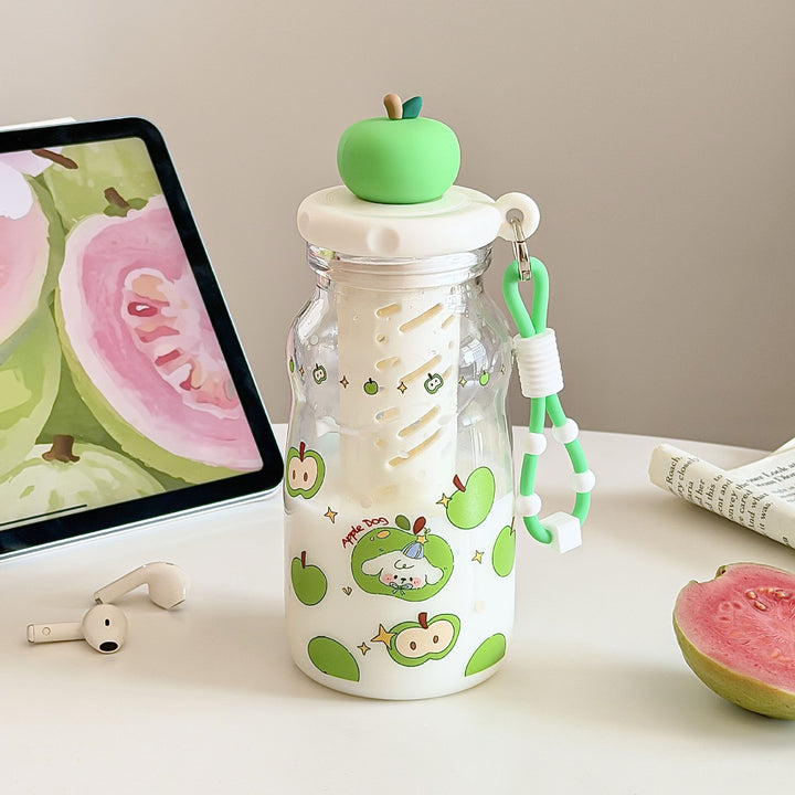 Dame Frukt-Infuser-Flaske med praktisk utløpsstopp Luvikno