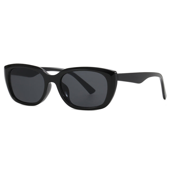 Dame trendy cat-eye solbriller i minimalistisk design Luvikno