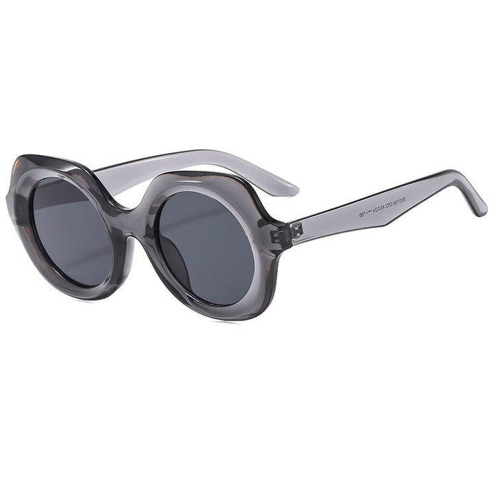 Dame Designer-solbrille med ekstravagant skilpaddeskall-ramme Luvikno