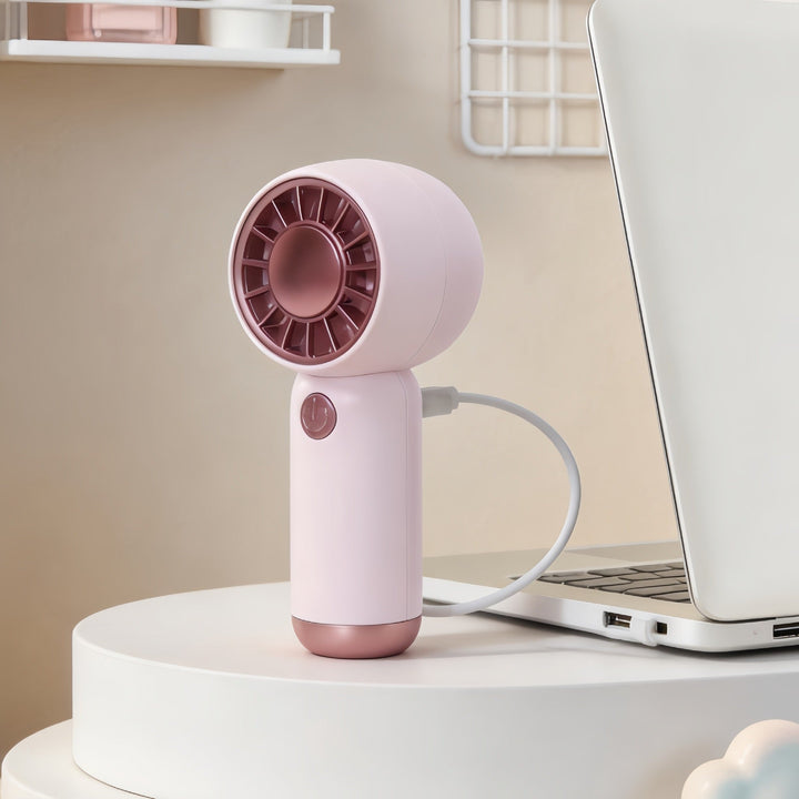 Håndvifte med USB-ladefunksjon og ergonomisk design Luvikno