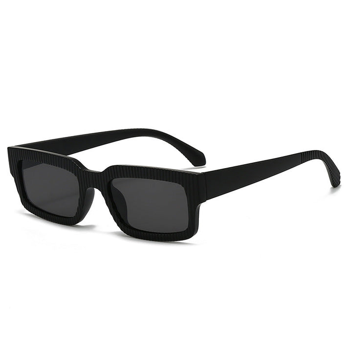 Dame moteriktig solbrille med geometrisk ramme Luvikno