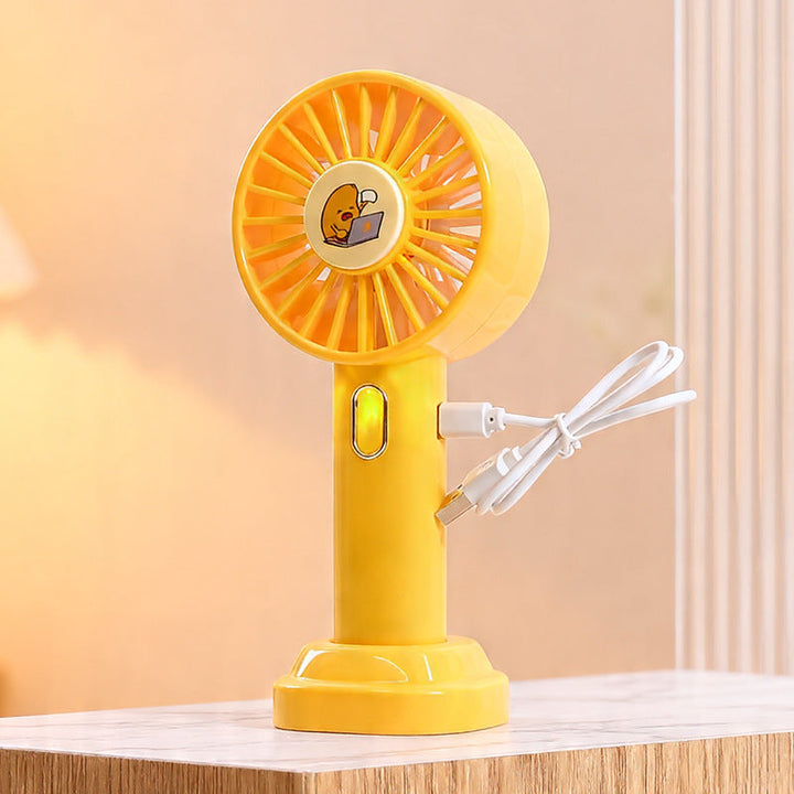 Damers bærbare håndvifte med USB-tilkobling og morsom design Luvikno