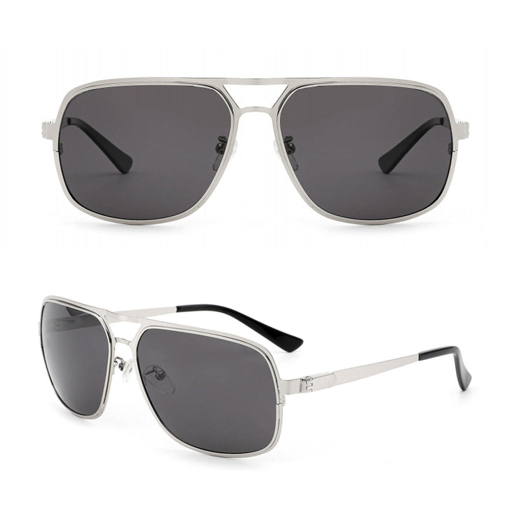 Dame stor solbrille i moderne design med robust ramme Luvikno