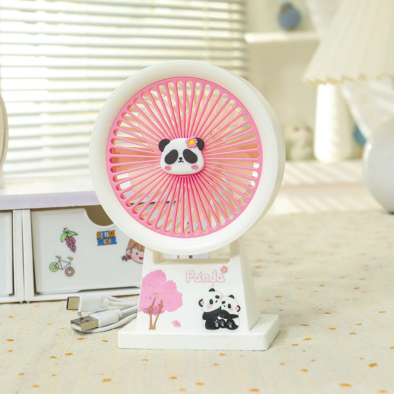 Damer bærbar mini vifte med panda design Luvikno