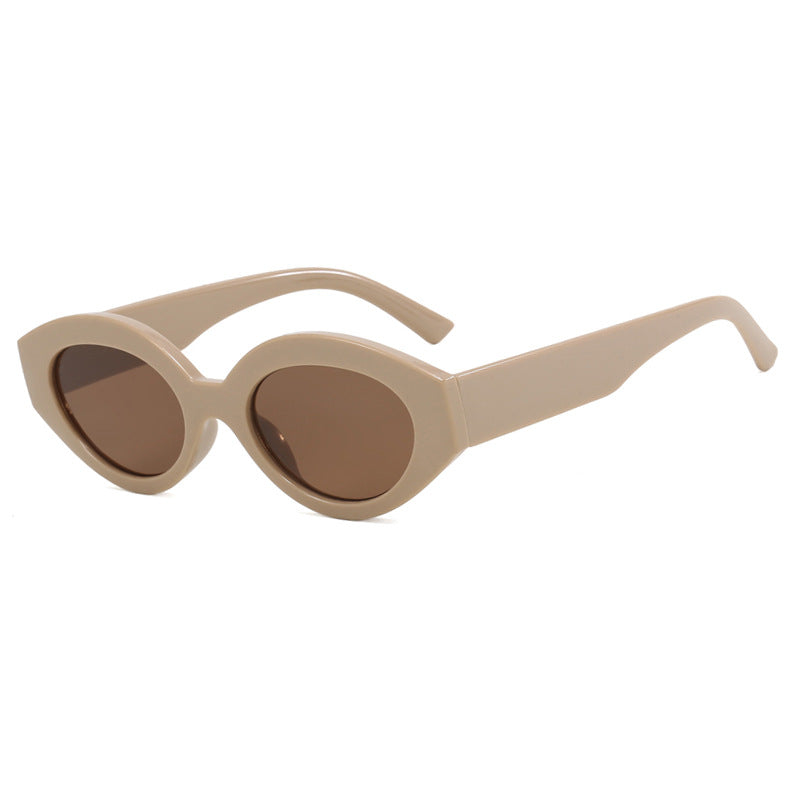Dame kreativ solbrille i elegant retro-stil Luvikno