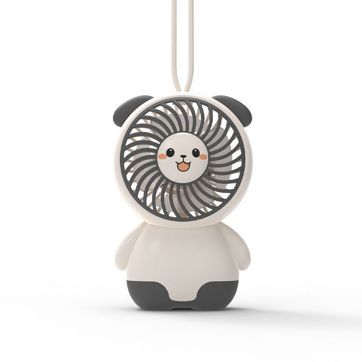 Dame Bærbar Mini Dyrefan med søtt Panda-design Luvikno