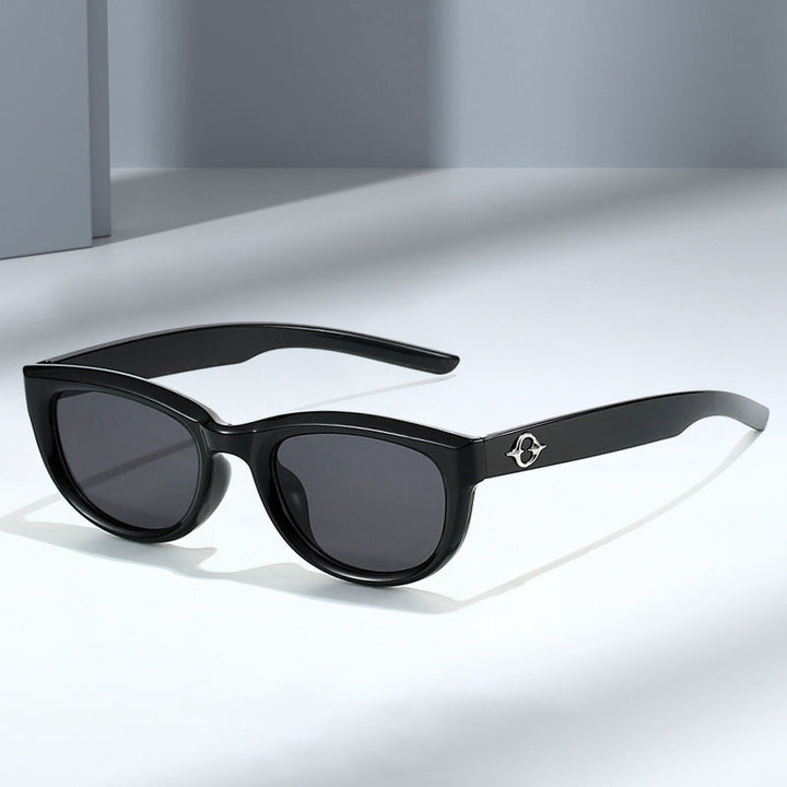 Damer Cat-Eye solbriller med robust ramme og UV-beskyttelse Luvikno