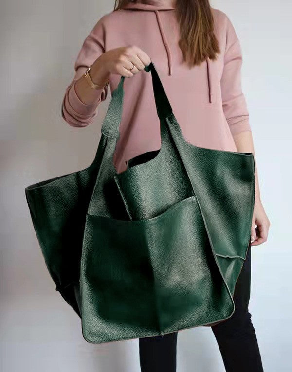 Veske laget av vegansk skinn | Myk og lett
