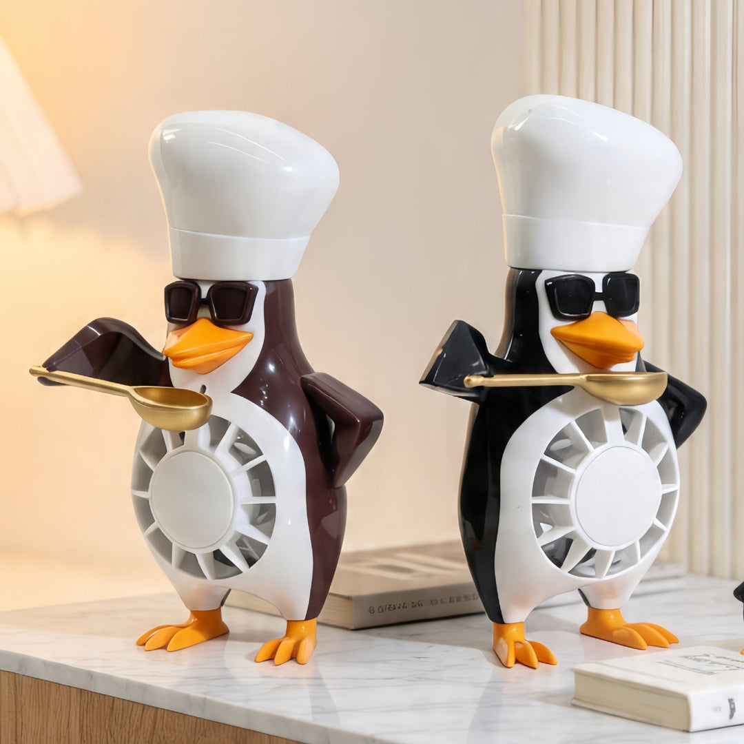Kreativ Usb Bordvifte I Det Morsomme Pingvin-designet Luvikno