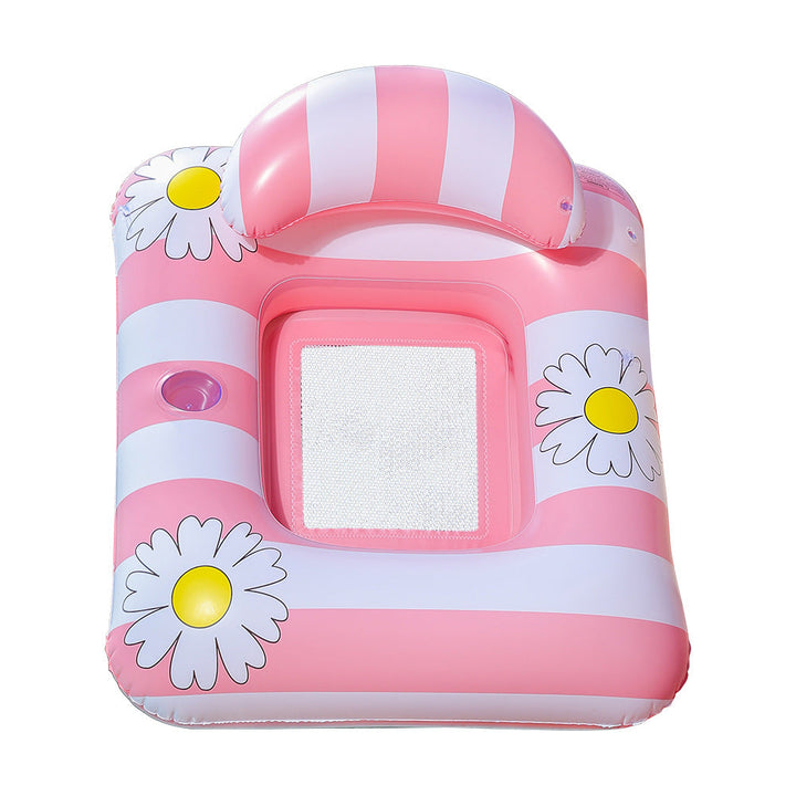 Unisex oppustbar solstol med nettingbunn Luvikno
