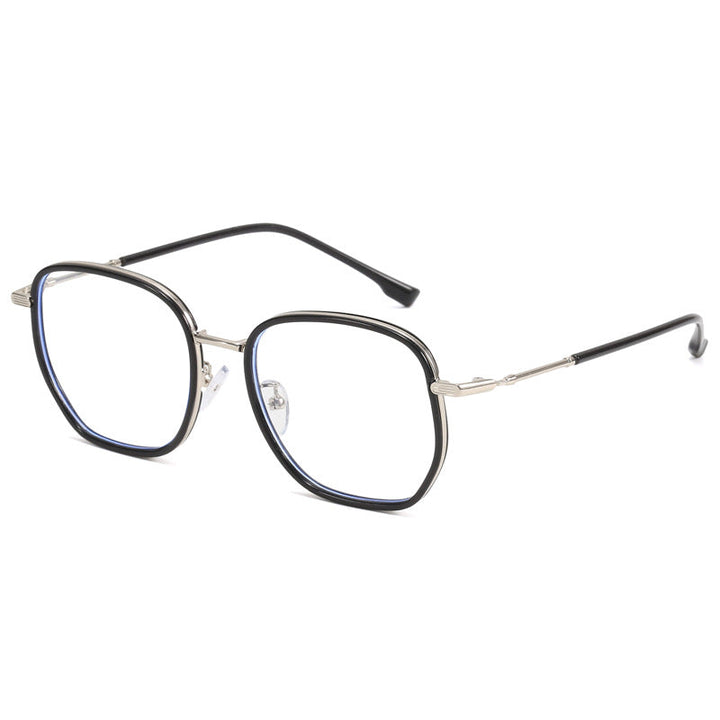 Dame geometrisk oversized solbrille Luvikno