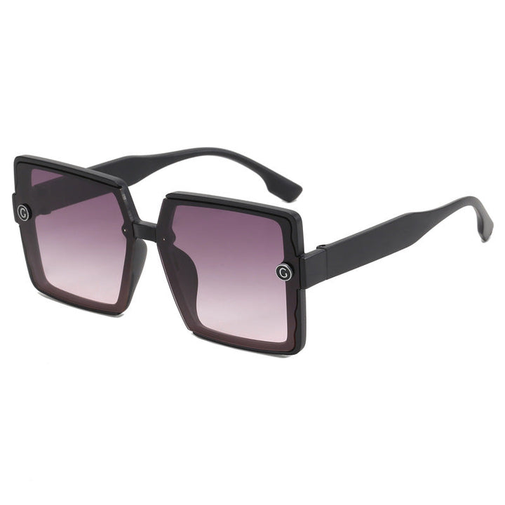 Dame kvadratisk solbrille med moderne design Luvikno
