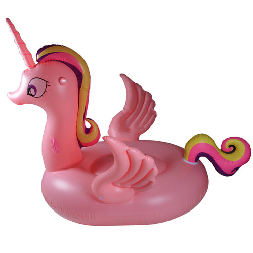 Kvinnelig oppblåsbar unicorn svømme ring Luvikno