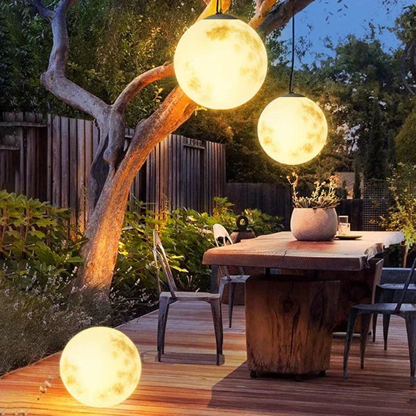 Utendørs LED hengende globe hagebelysning Luvikno
