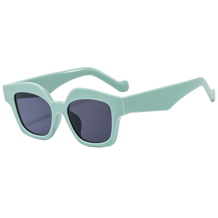 Dame designer solbrille i moderne skilpadde stil Luvikno