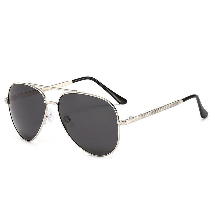 Herre elegant retro-pilot solbrille Luvikno