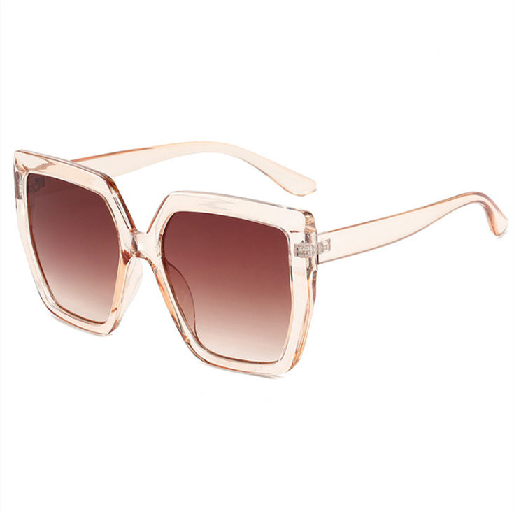 Damen elegant oversized solbrille med luksuriøs ramme Luvikno