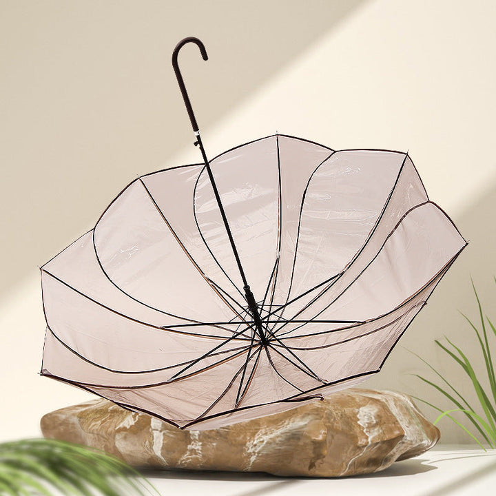 Damer Transparent Design Sammenleggbart Parasol Luvikno
