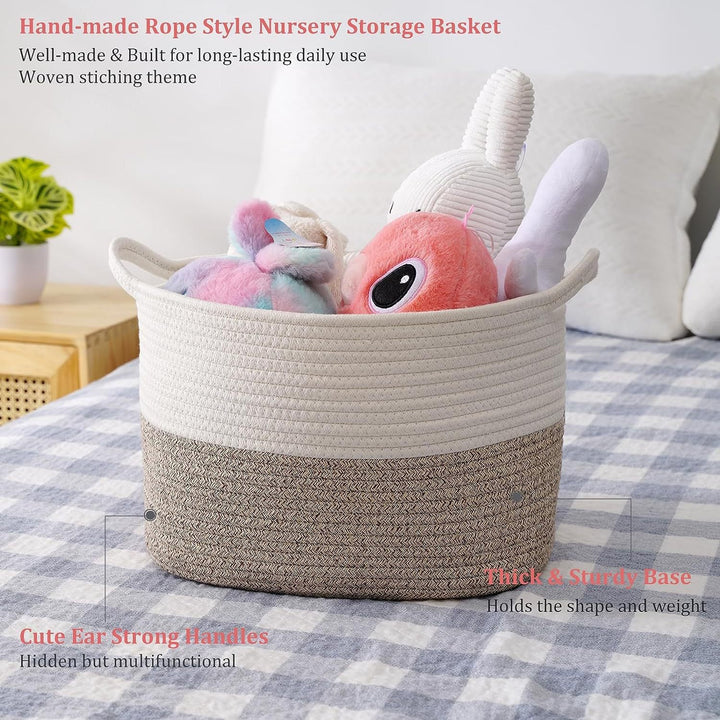 Dame Moderne Oppbevaringskurv med fl woven design Luvikno