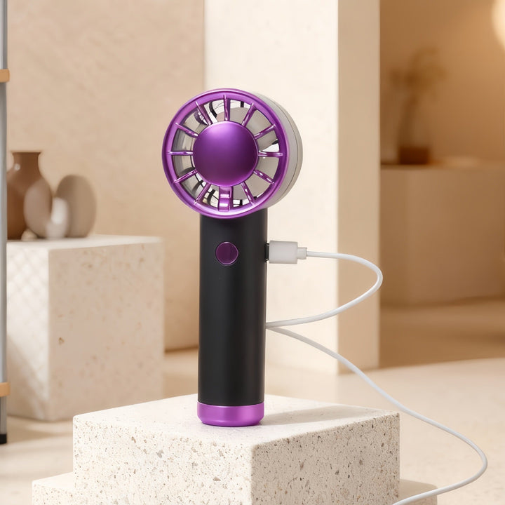 Dame Bærbar Håndvifte med USB-ladefunksjon og ergonomisk design Luvikno