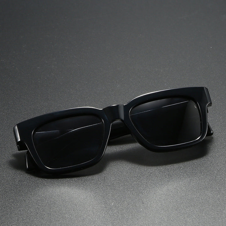 Dame kvadratisk solbrille med markant skilpaddemønster Luvikno