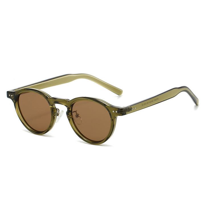 Dame Retro-Rundsolbrille Luvikno