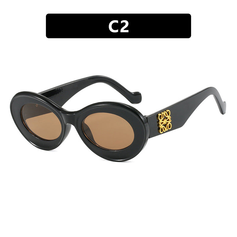Dame elegant buet solbrille Luvikno
