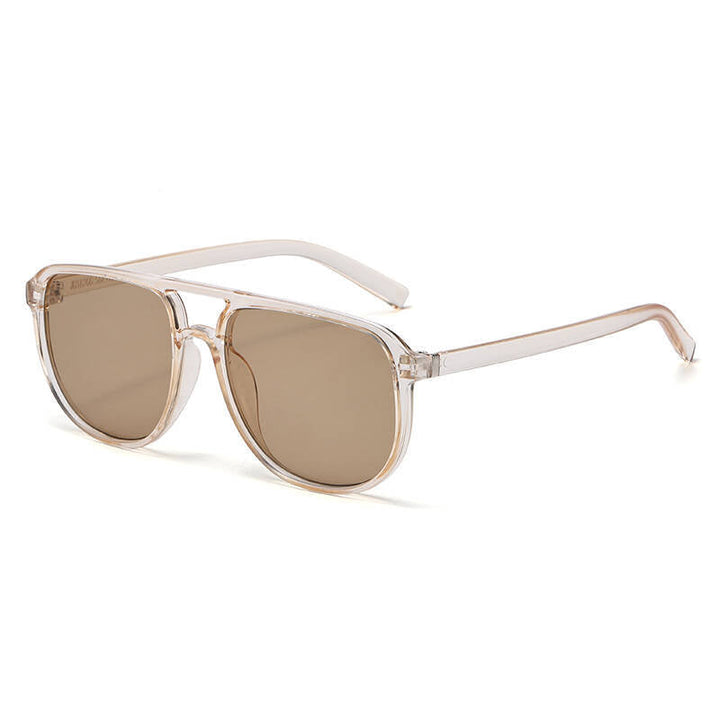 Dame moteriktig solbrille i elegant kvadratdesign Luvikno