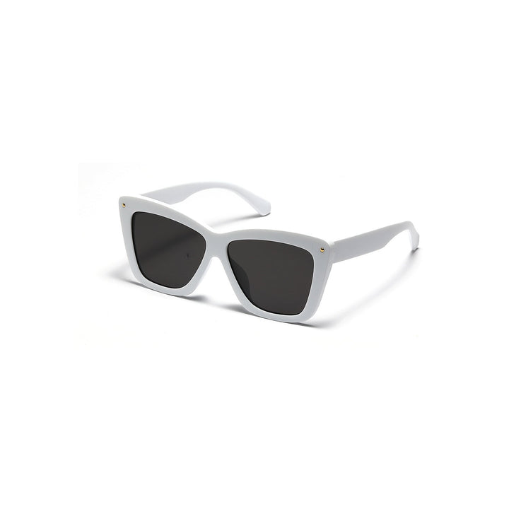 Dame geometrisk oversized solbrille Luvikno