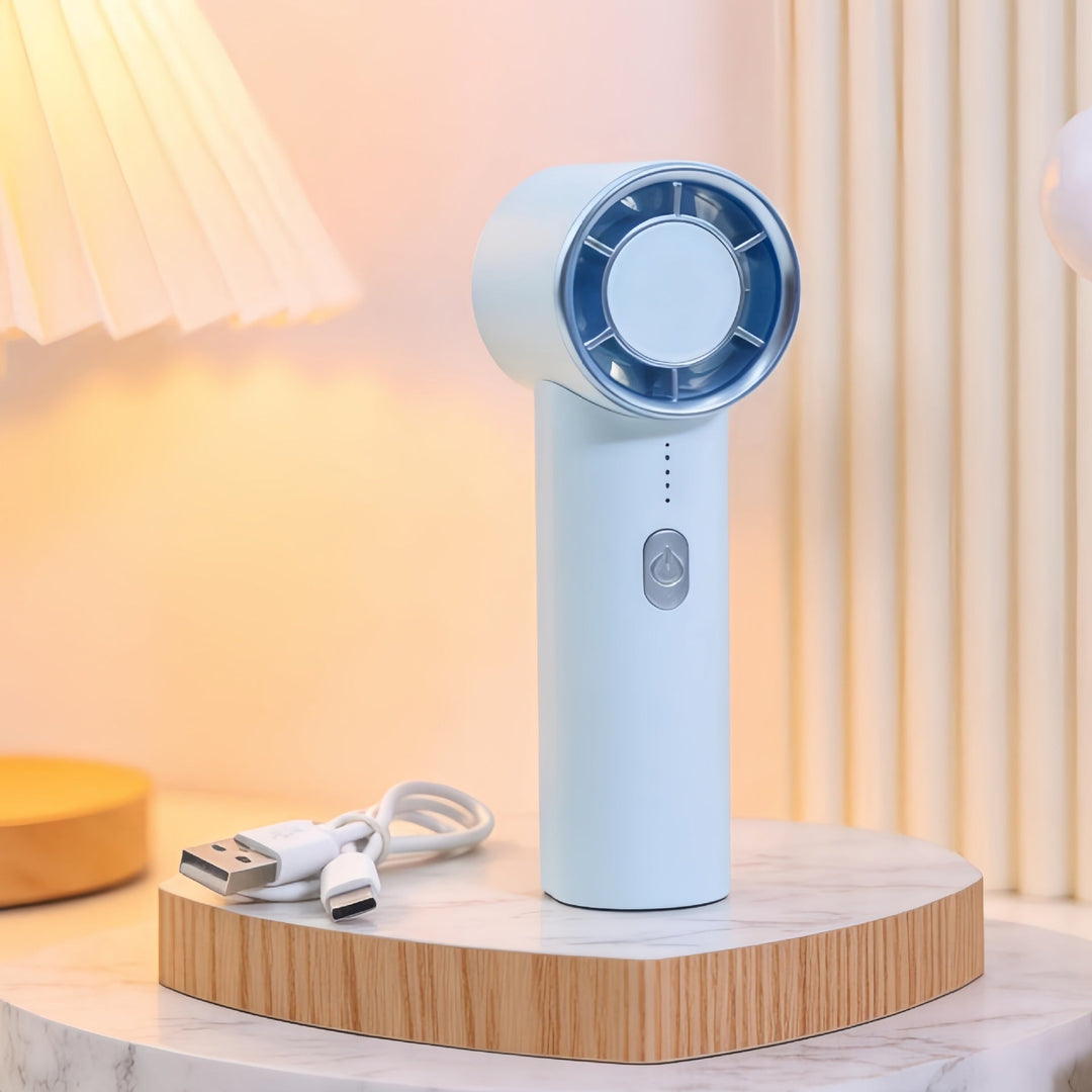 Dame bærbar mini-vifte med ergonomisk design Luvikno