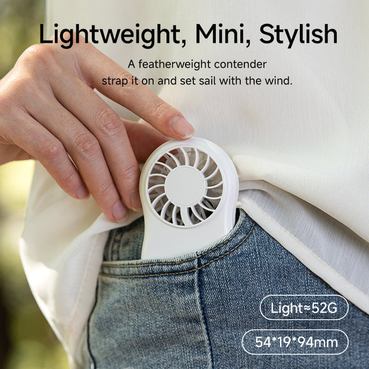 Unisex bærbar mini vifte Luvikno