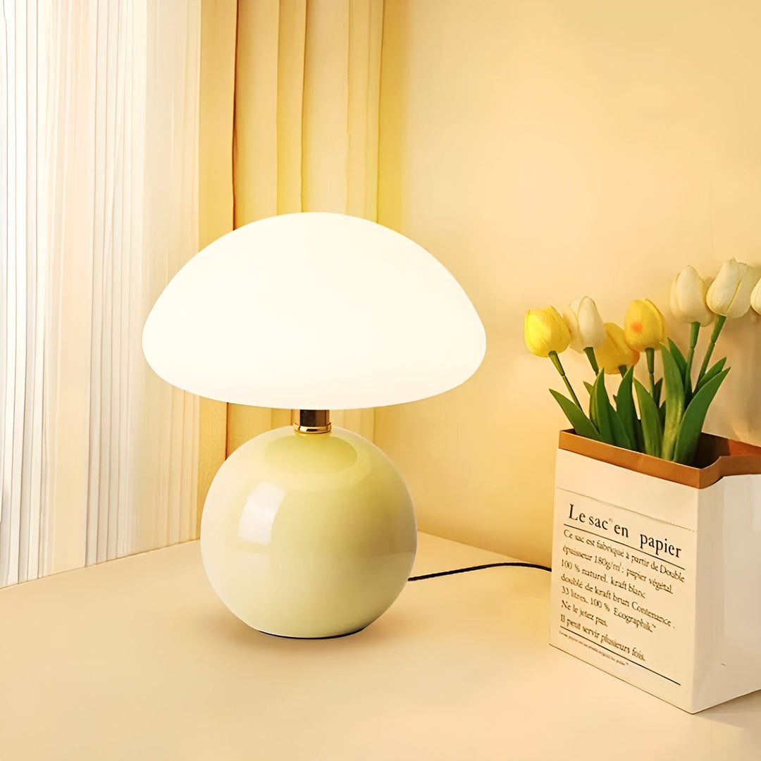 Luvikno | Elegant Sjampinjong LED Lampe – Varmt Lys & Luksuriøs Atmosfære