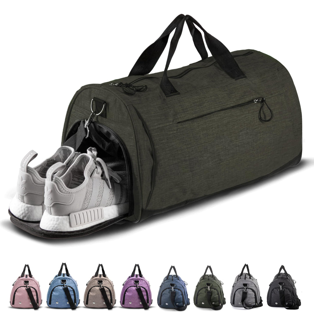 Dame sport bag med separat sko rom Luvikno