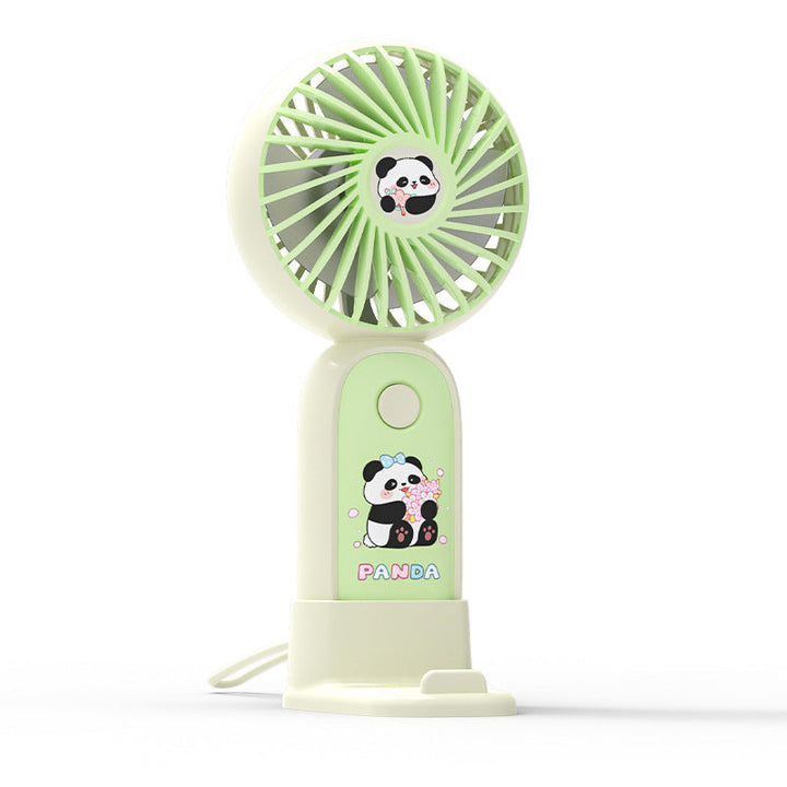 Dame Bærbar Håndvifte i søtt Panda-design Luvikno