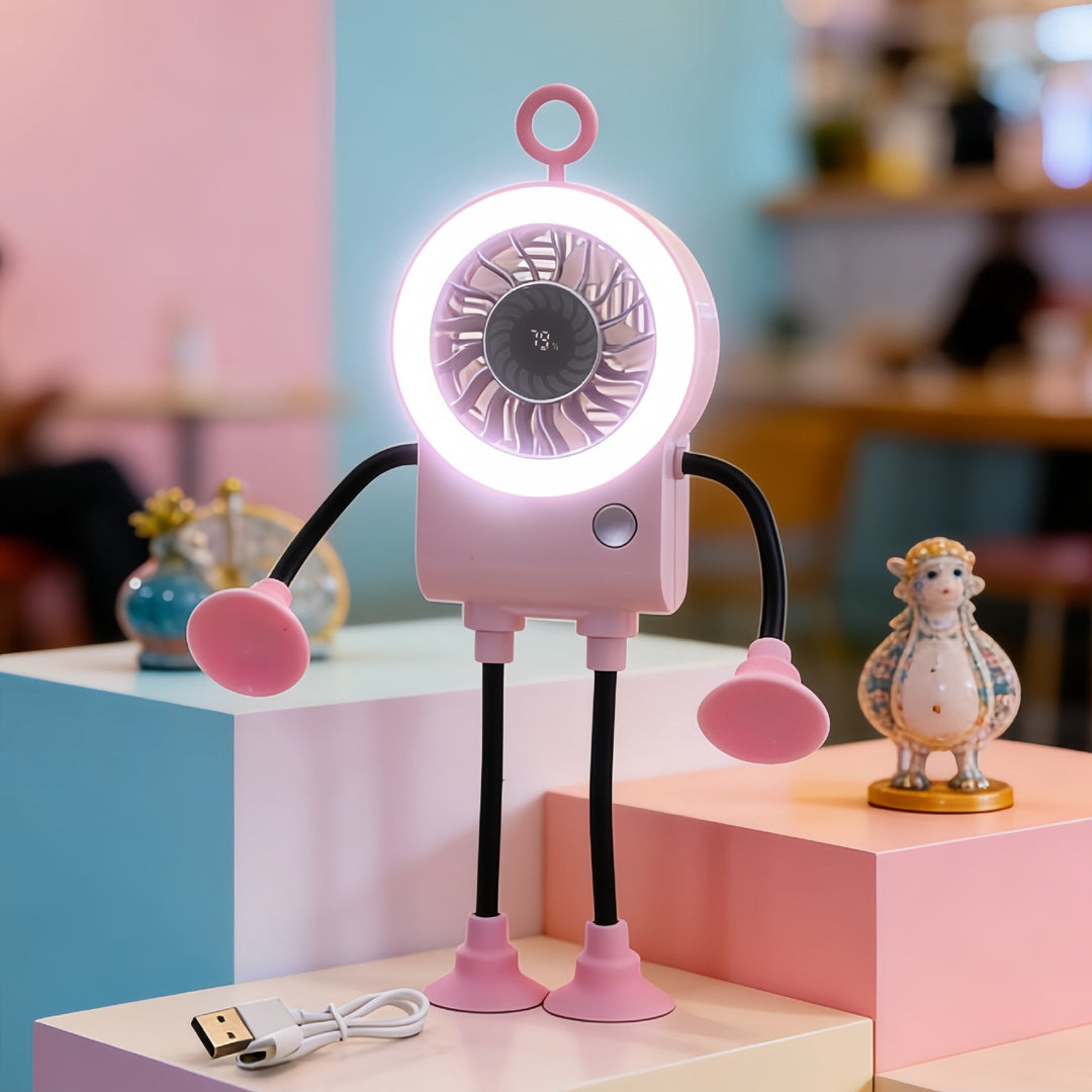 Dame Kreativ Bordvifter med LED-belysning og fleksibel feste Luvikno