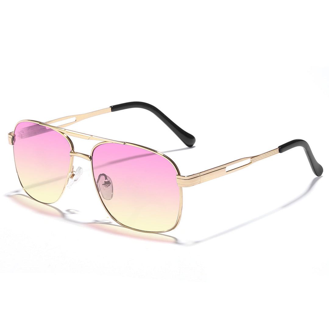 Damer elegante oversized solbriller med gradient linser Luvikno