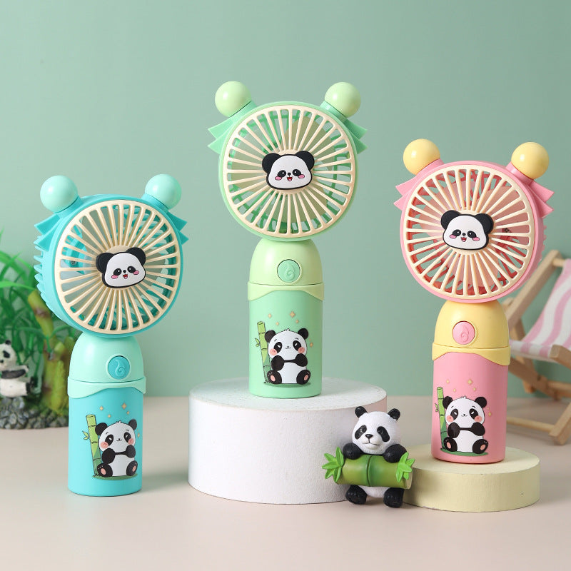 Bærbar panda-tema mini vifte Luvikno