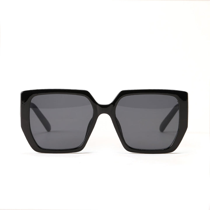 Dame kvadratisk solbrille med beskyttende UV-beskyttelse og moderne design Luvikno