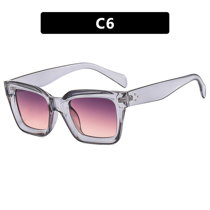 Dame oversized solbrille med markant design Luvikno