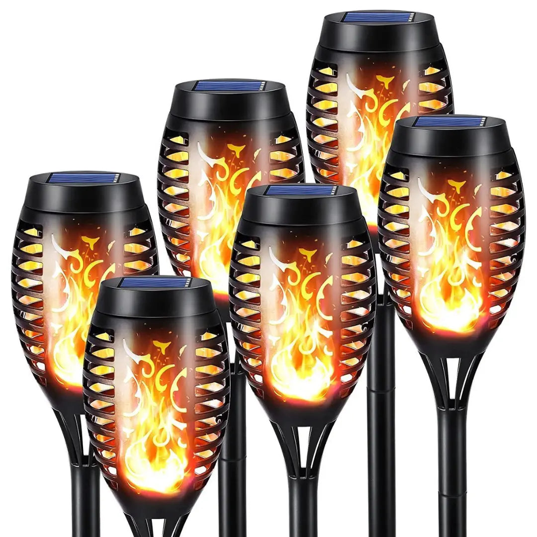 Solcel-drevne LED-lommelykter - SolarFlame | Luvikno
