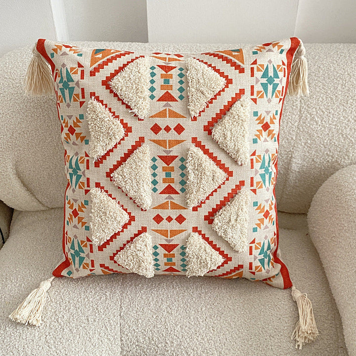 Boho fôret frynse kast puteomslag | Luvikno